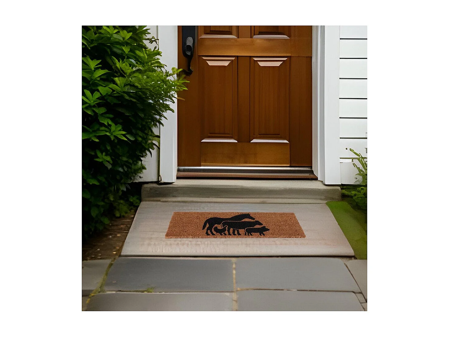 Fußmatte aus Kokosfasern Tiere auf dem Bauernhof 75 x 25 cm