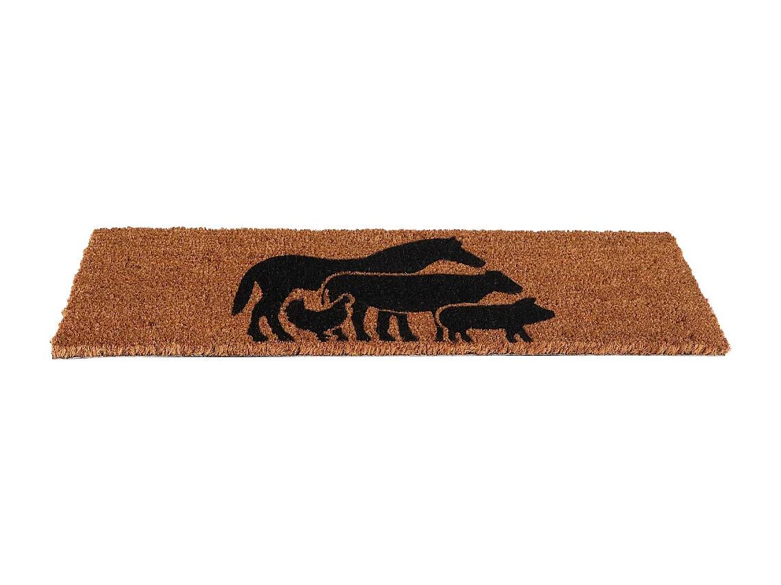 Fußmatte aus Kokosfasern Tiere auf dem Bauernhof 75 x 25 cm