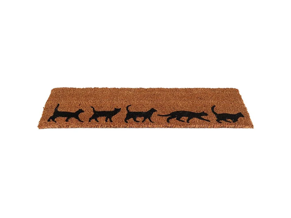 Paillasson en fibres de coco Evolution 75 x 25 cm Chats