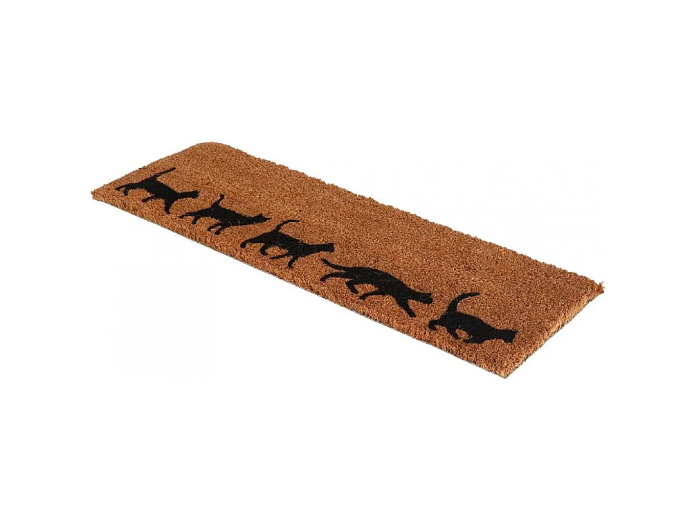 Paillasson en fibres de coco Evolution 75 x 25 cm Chats