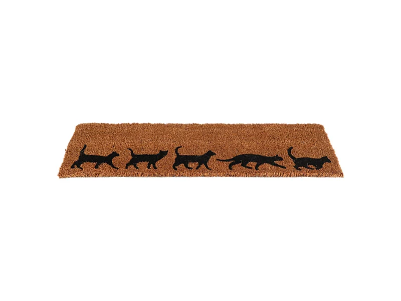 Paillasson en fibres de coco Evolution 75 x 25 cm Chats