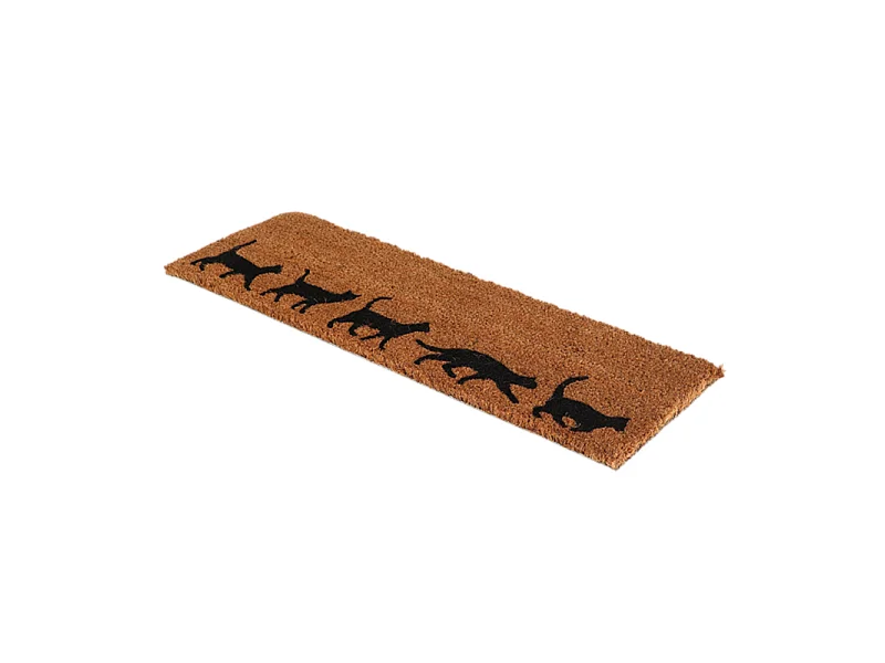 Paillasson en fibres de coco Evolution 75 x 25 cm Chats