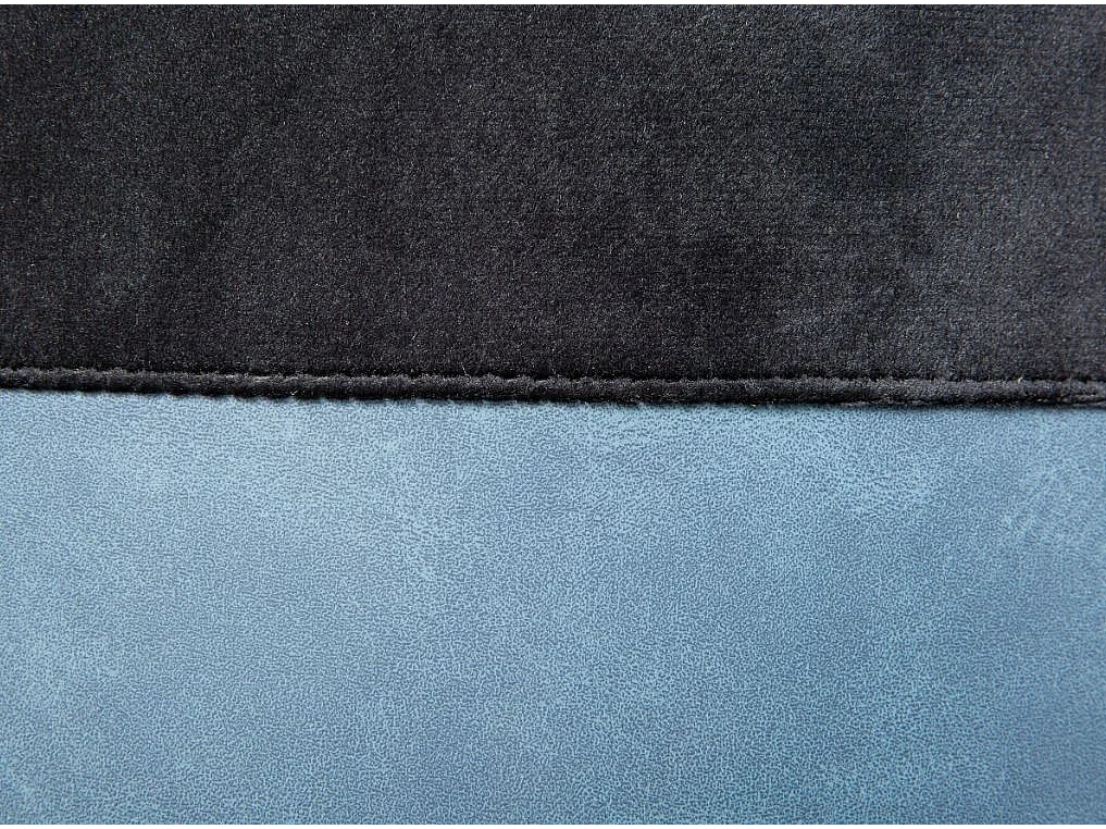 Pouf Design en Velours à Poignée "Laly" 43cm Noir