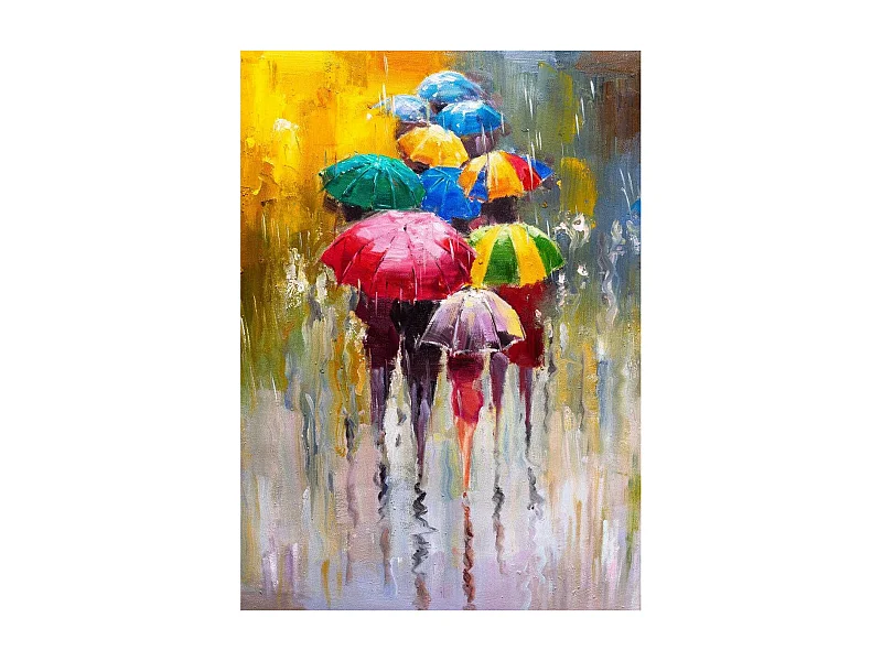 Tableau sur verre synthétique parapluie 65x97 cm