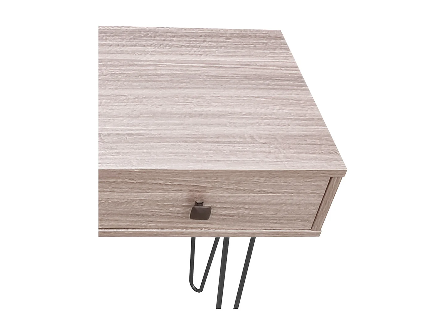 Bureau/Coiffeuse - 80x40 cm - pieds en épingle - avec 2 tiroirs - ORIANIS