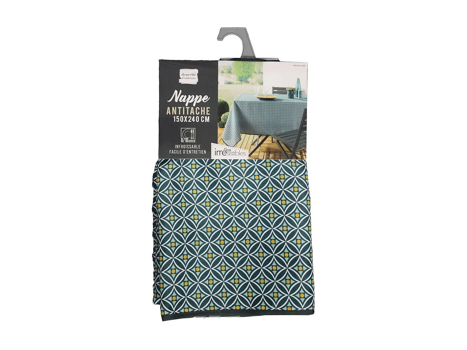 Nappe Antitache "Havana" 150x240cm Kaki
