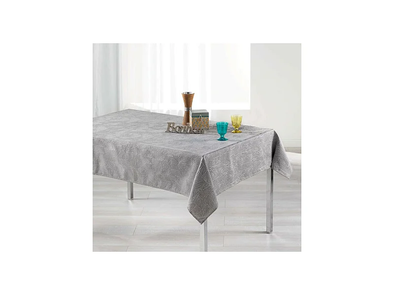 Nappe Rectangulaire "Alisson" 140x300cm Gris