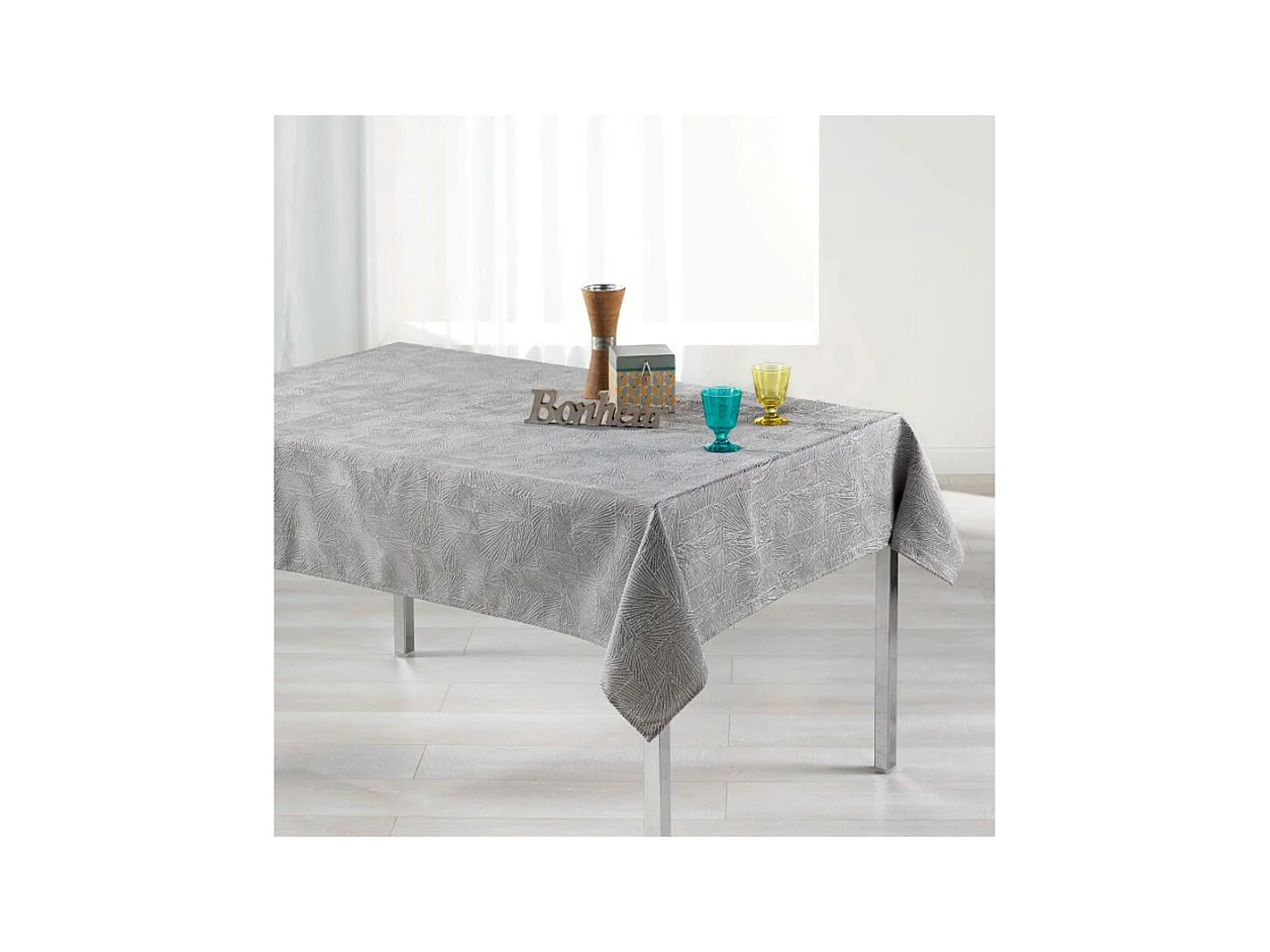 Nappe Rectangulaire "Alisson" 140x300cm Gris