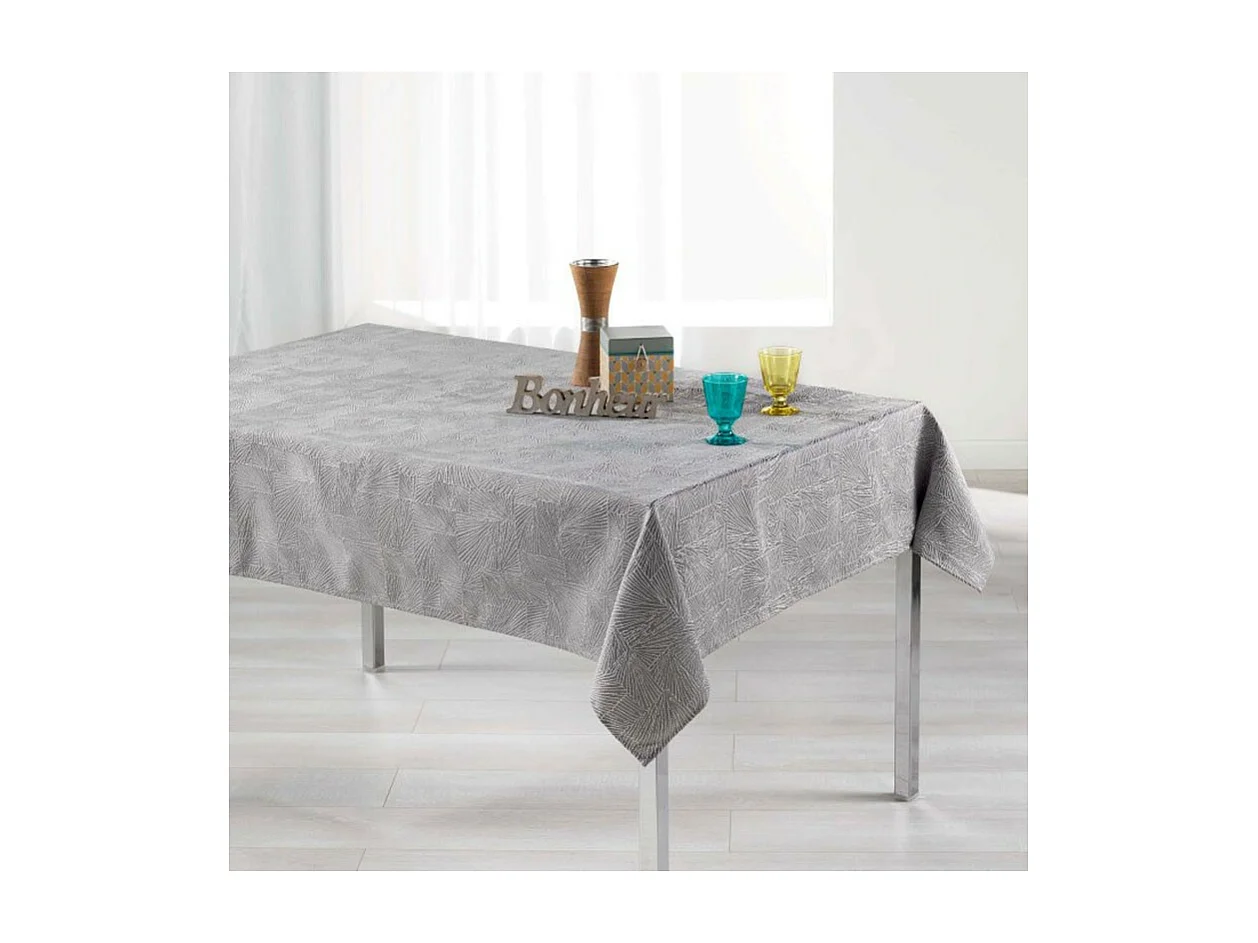 Nappe Rectangulaire "Alisson" 140x300cm Gris