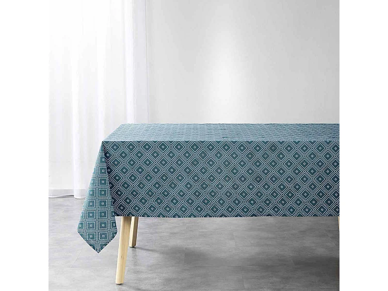 Nappe Rectangulaire "Idylle" 140x240cm Émeraude