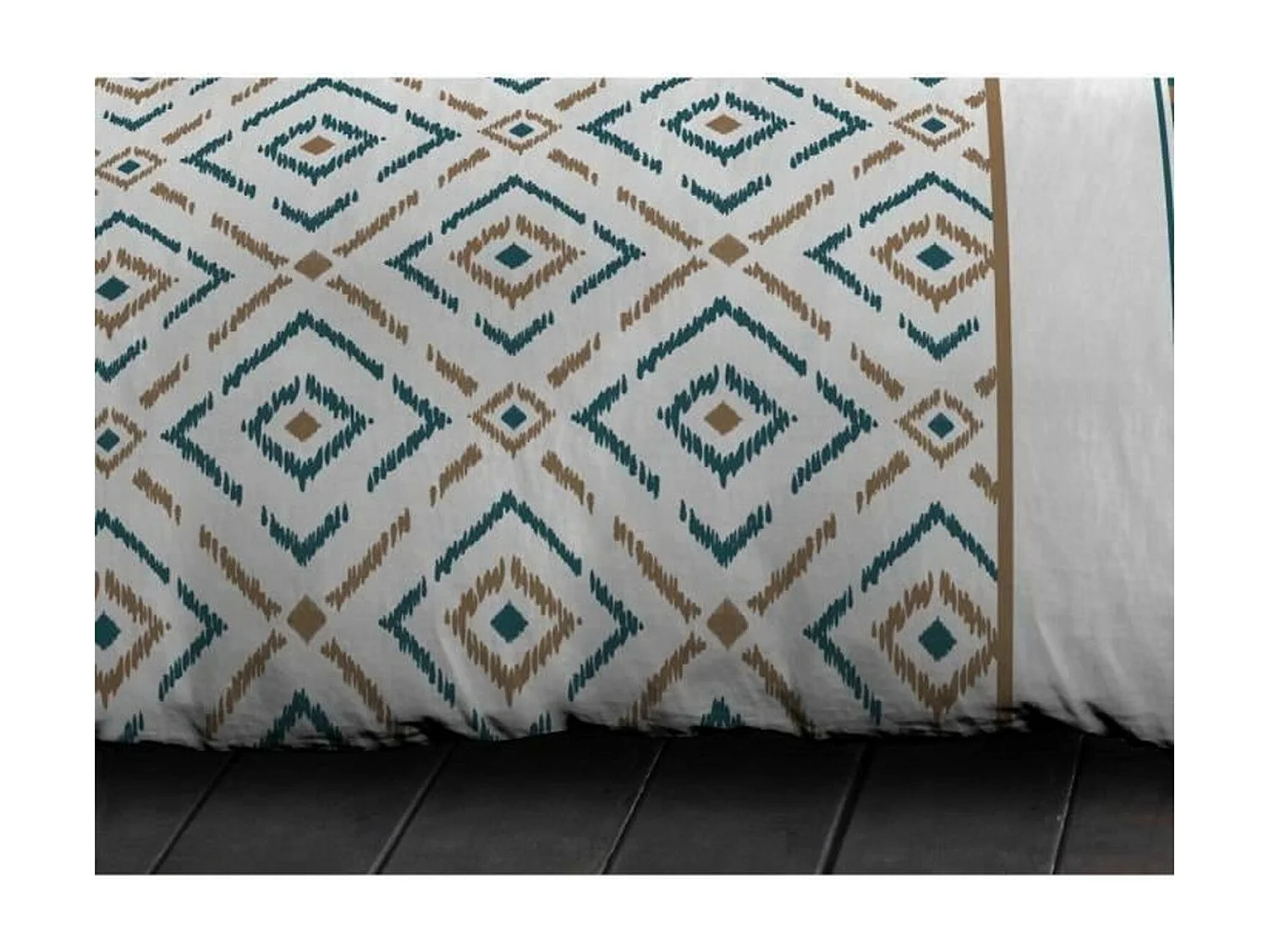 MikrofaserBettwäscheSet 220 x 240 cm und 2 Kissenbezüge 63 x 63 cm Entenblau