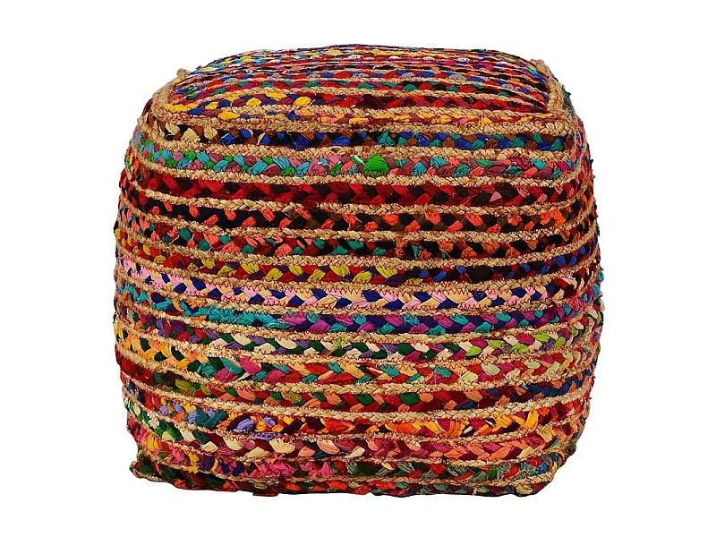 Pouf Kiliman Tissu Multicolore