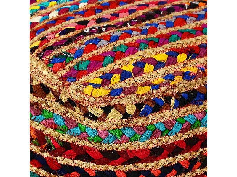 Pouf Kiliman Tissu Multicolore