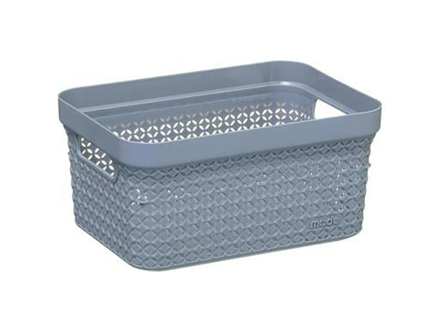 Panier de Rangement "Scandi" 17L Gris