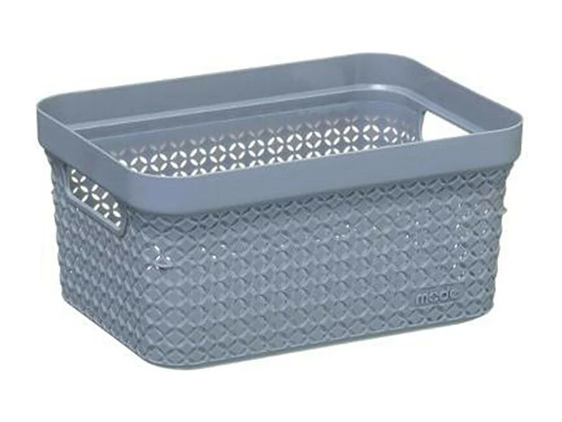 Panier de Rangement "Scandi" 17L Gris
