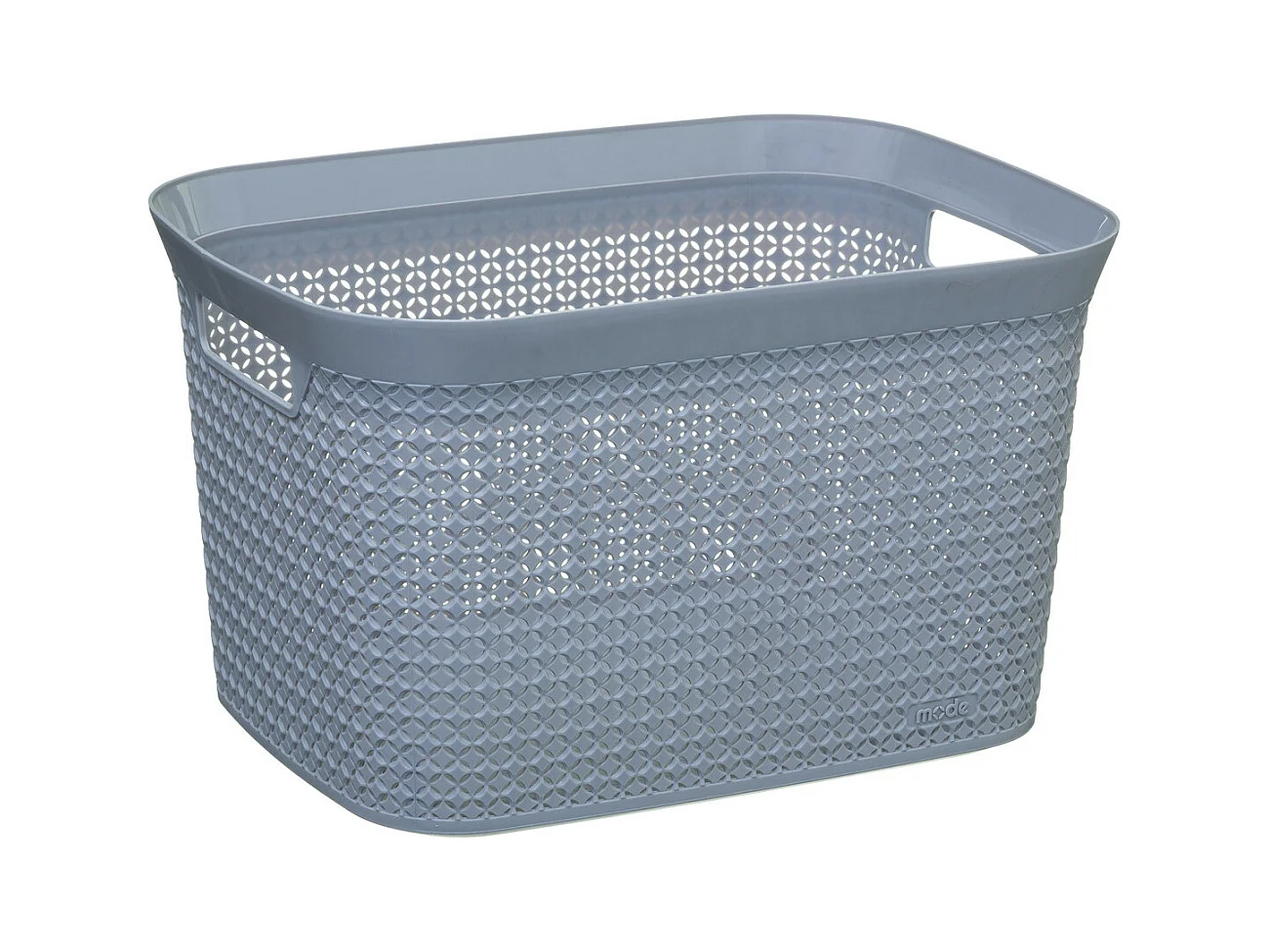 Panier de Rangement "Scandi" 25L Gris