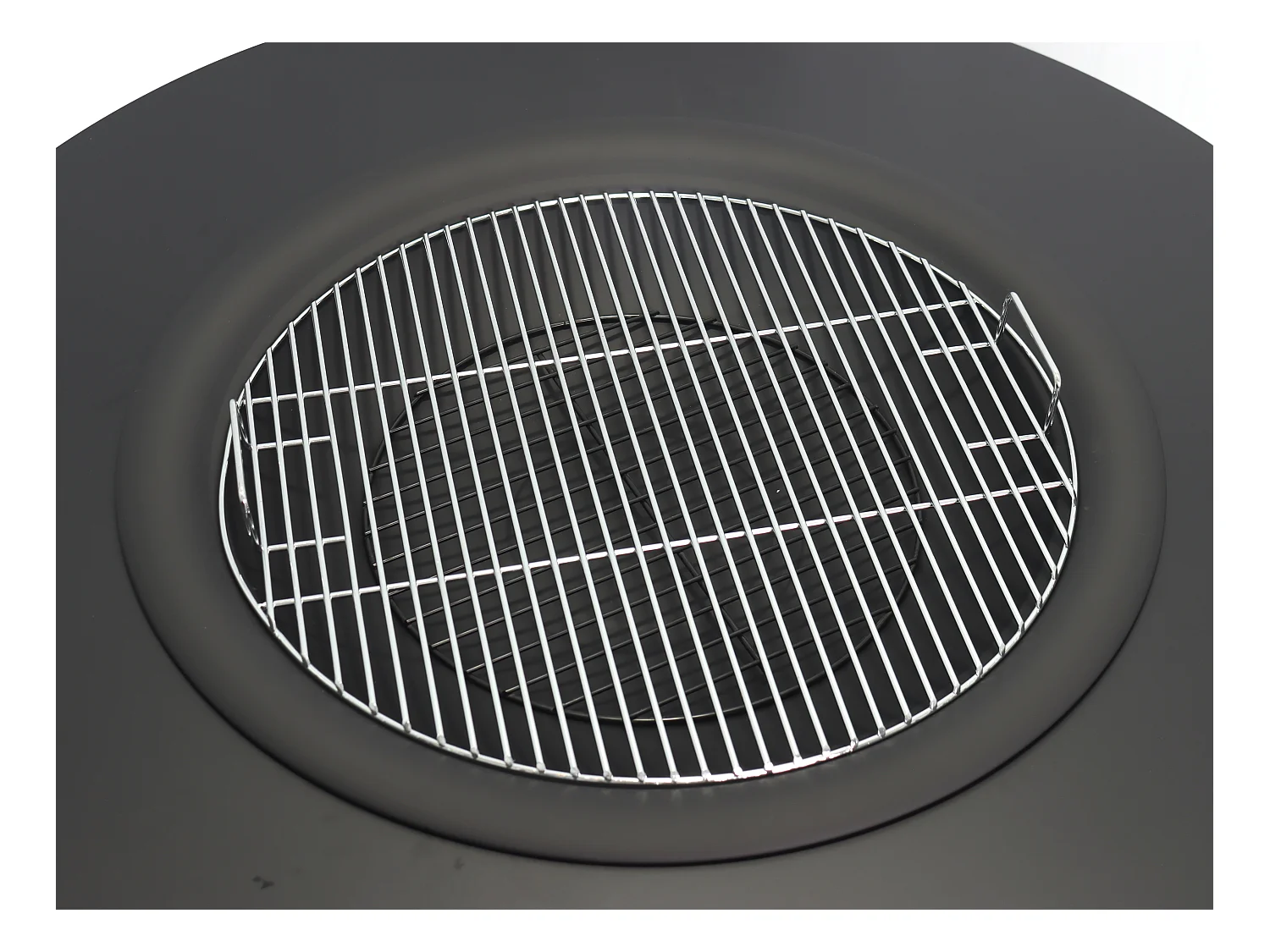 Grill „Plancha“ mit Holzablage - 120 x 120 x 40 cm - BARCENA