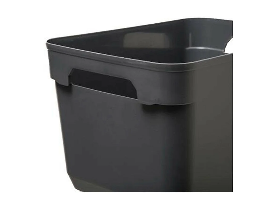 Bac de Rangement "Solutions" 43cm Gris