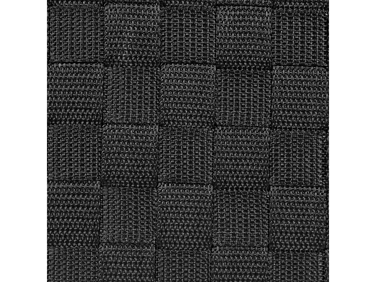 Panier de Rangement "Biseauté" 28cm Noir