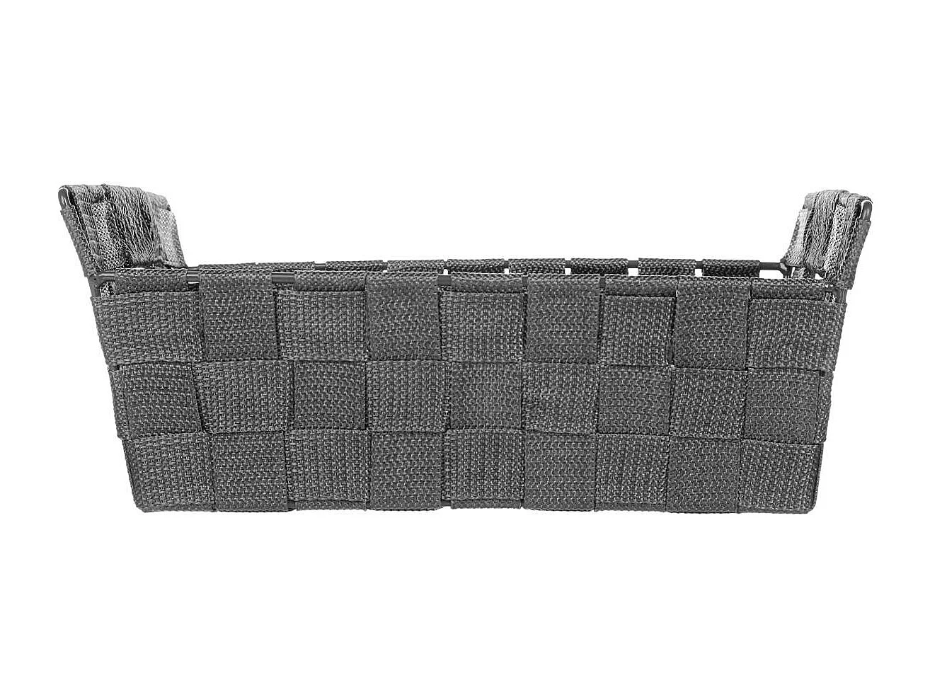 Panier de Rangement "Biseauté" 28cm Gris Foncé