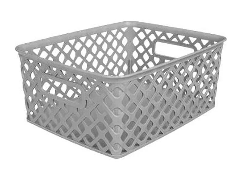 Panier Multi-Usages "Basket" 10cm Gris