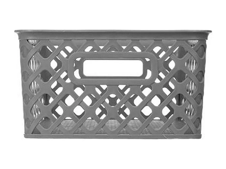 Panier Multi-Usages "Basket" 10cm Gris