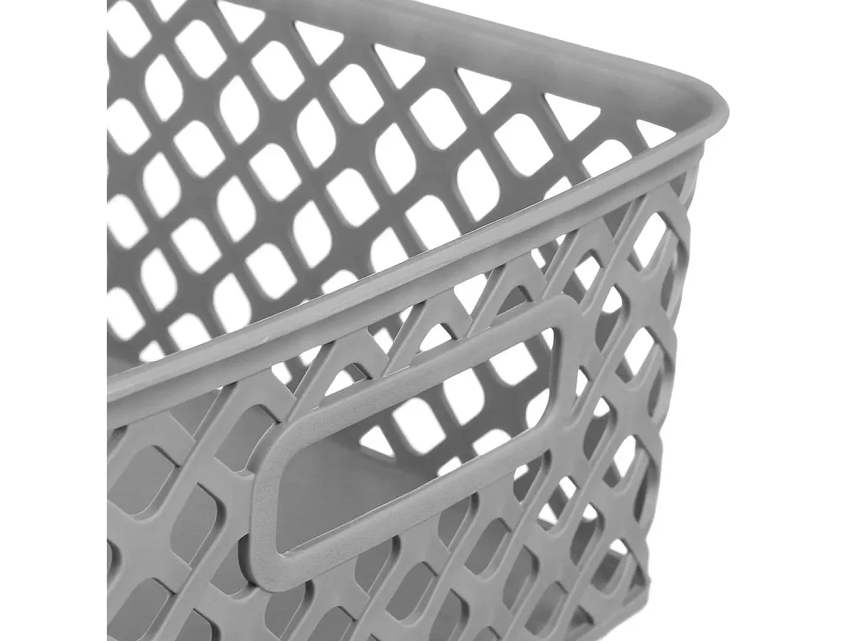 Panier Multi-Usages "Basket" 10cm Gris