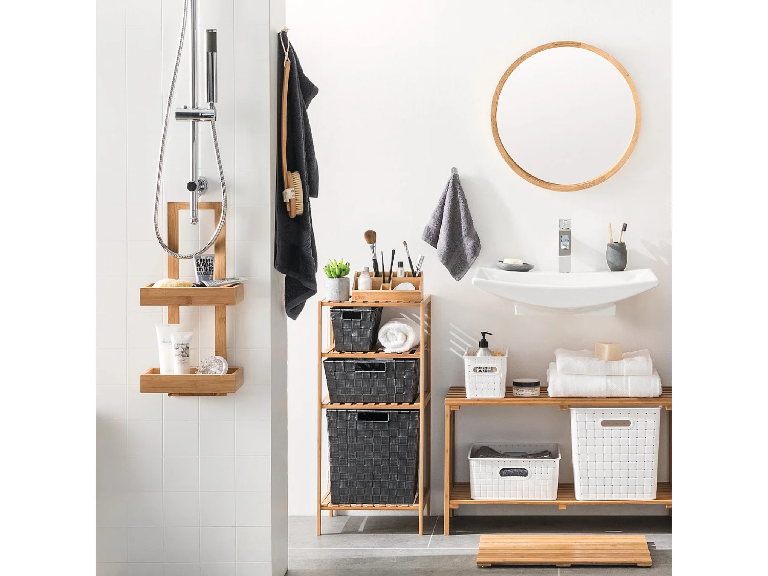 Conjunto de ducha de 2 niveles