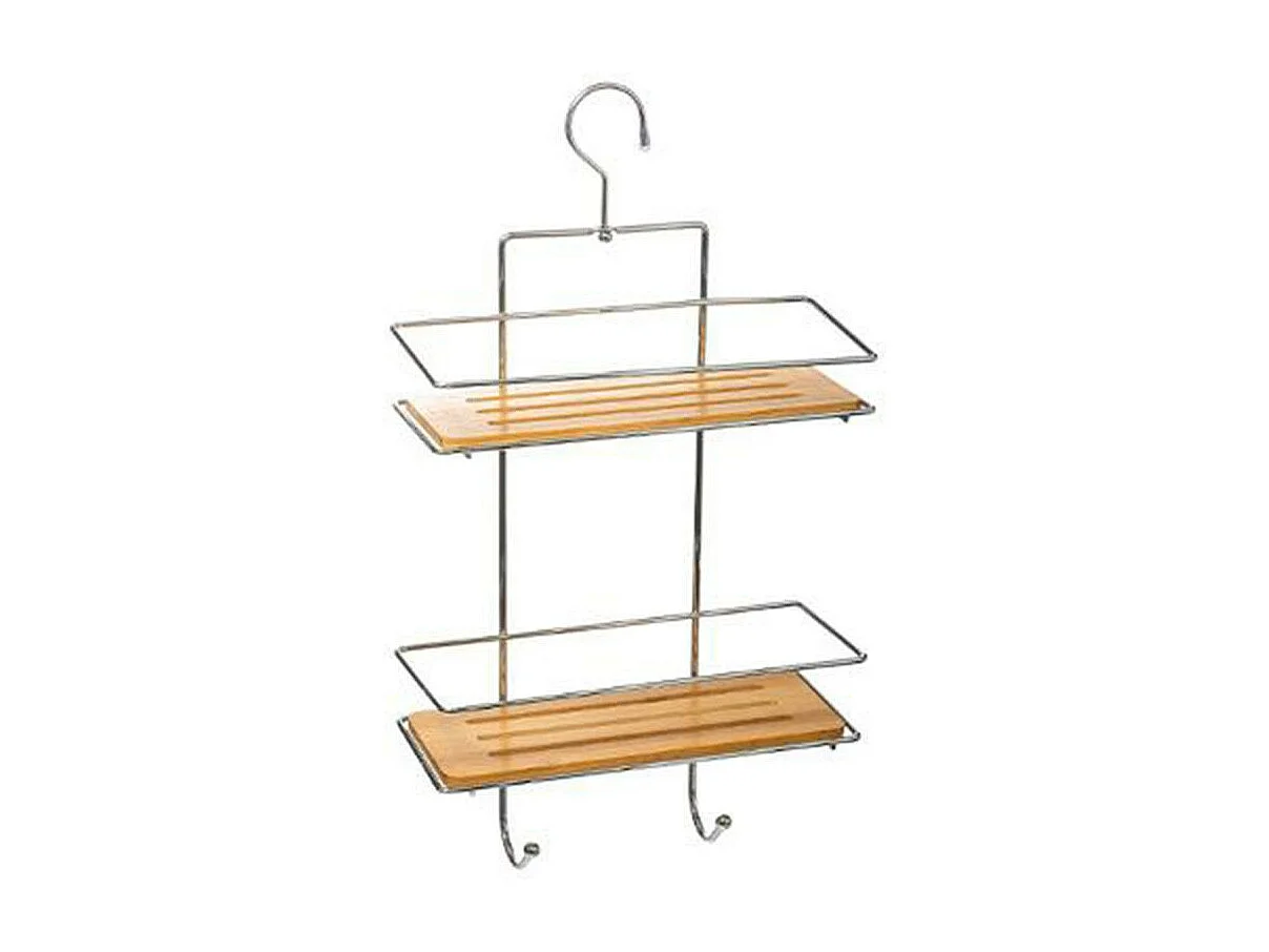 Support Douche 2 Niveaux "Venterra" 45cm Naturel