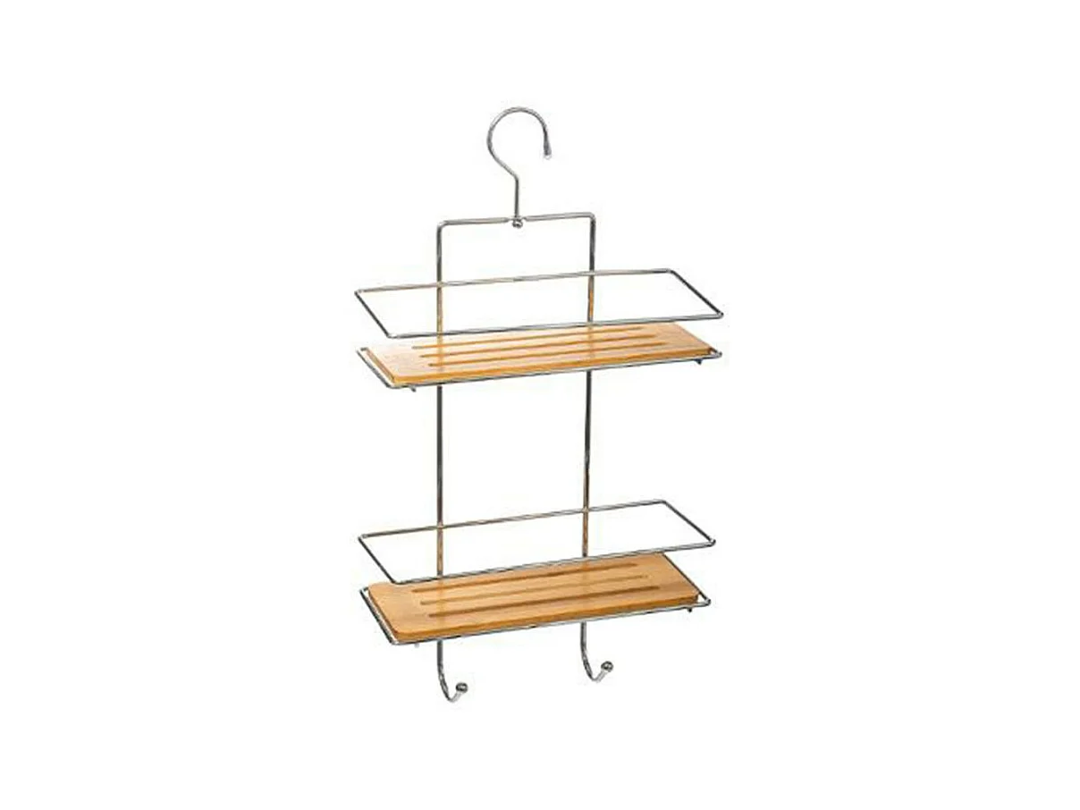 Support Douche 2 Niveaux "Venterra" 45cm Naturel