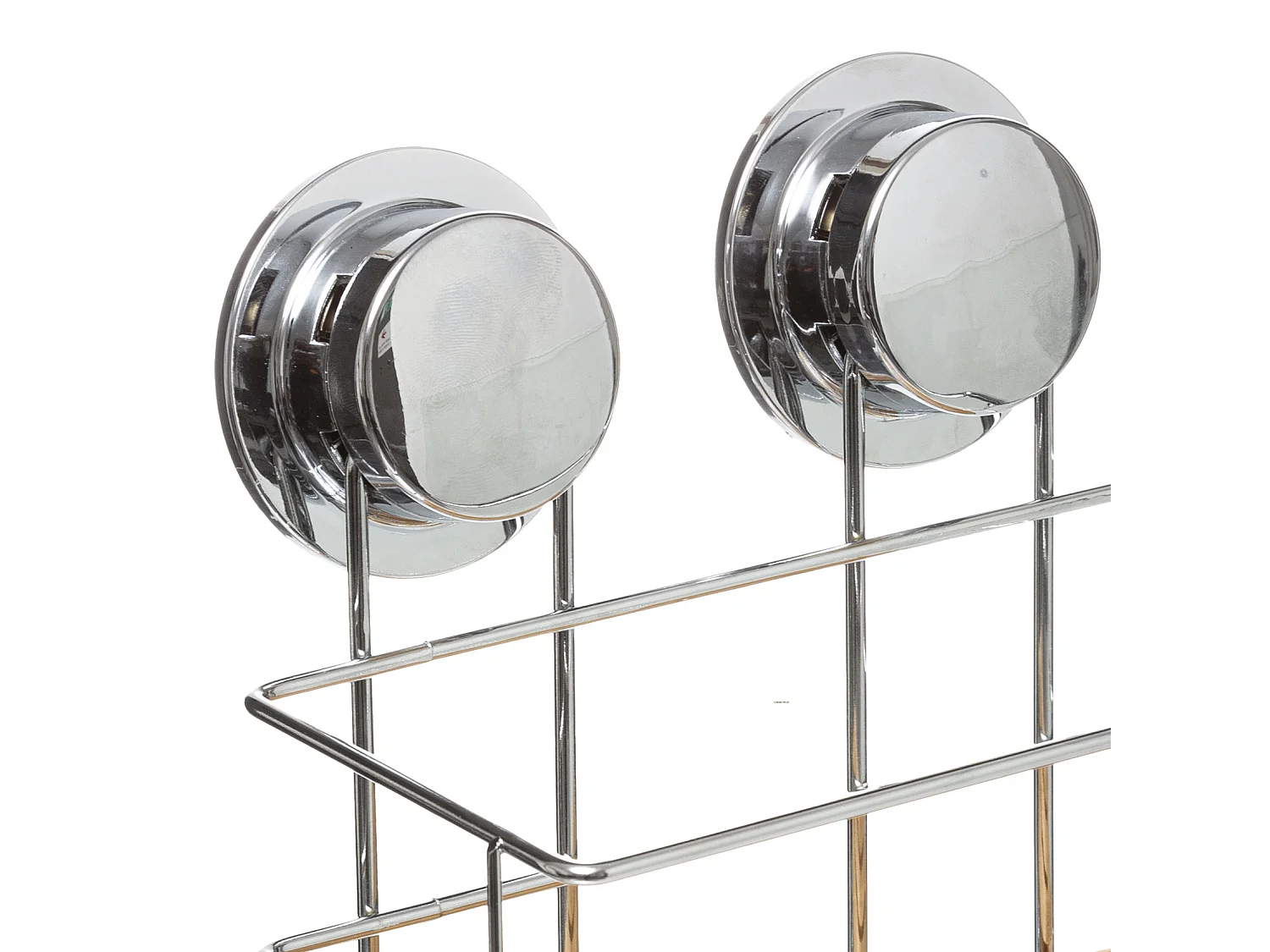 Panier Rectangle de Douche "Ventouse" 26cm Naturel