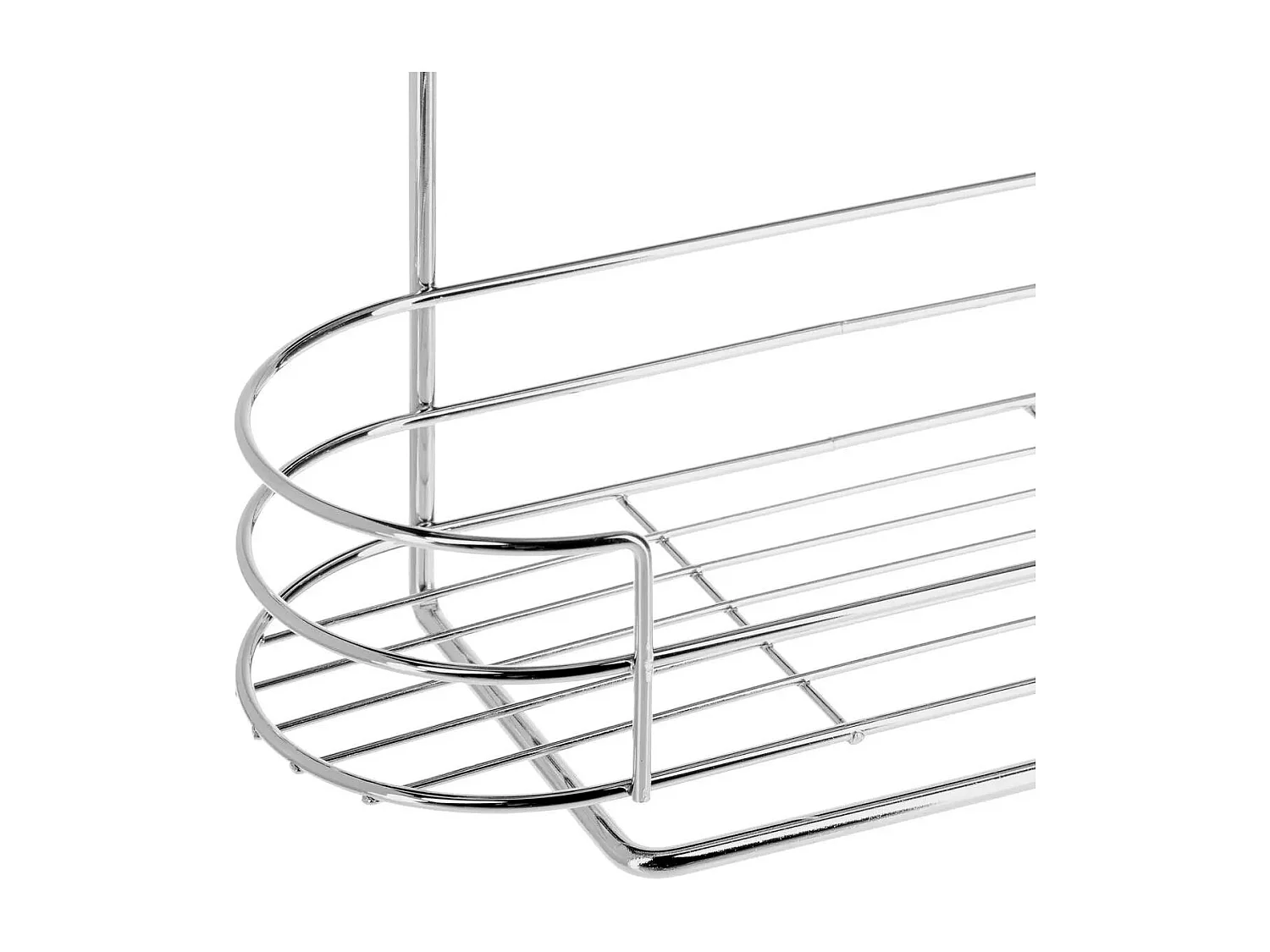 Support de Douche 2 Etagères "Wash" 41cm Gris