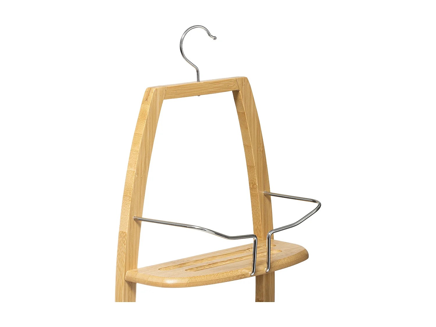 Support de Douche 2 Etagères "Bambou" 61cm Naturel