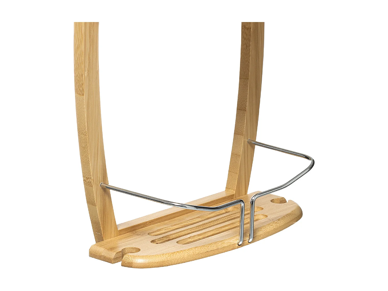 Support de Douche 2 Etagères "Bambou" 61cm Naturel