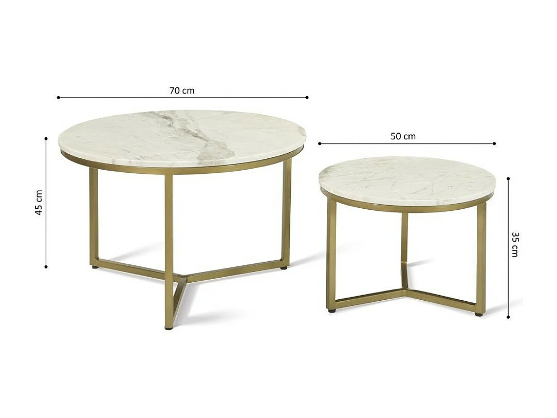 Table basse collection RAVENNO. Meuble type CONTEMPORAIN coloris blanc.