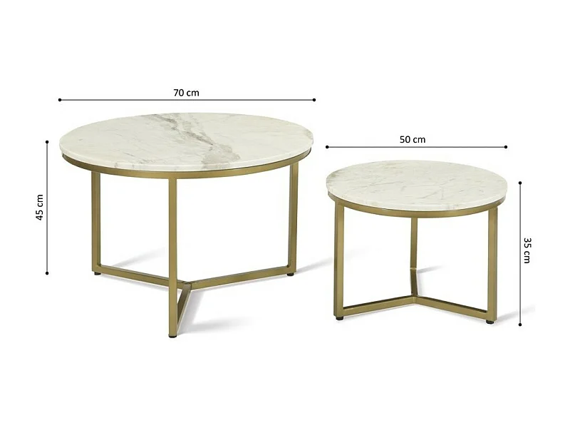Table basse collection RAVENNO. Meuble type CONTEMPORAIN coloris blanc.