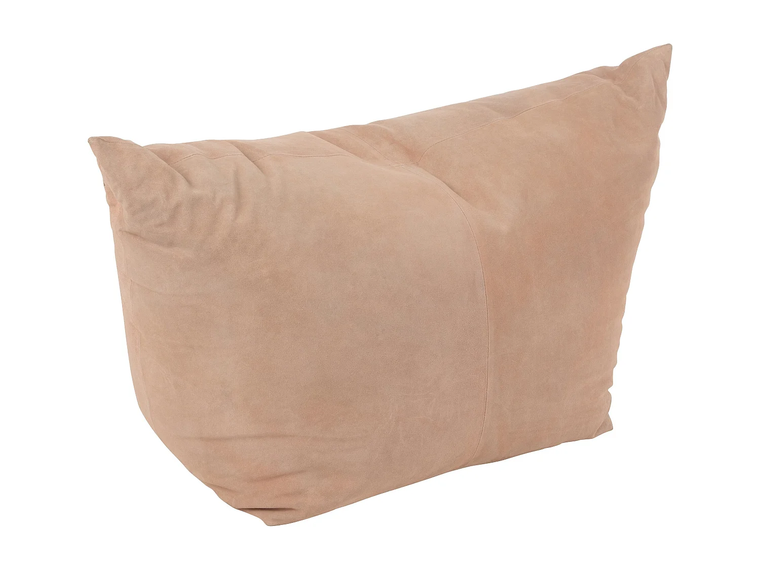 Pouf en Cuir Design "Mélissa" 45cm Rose