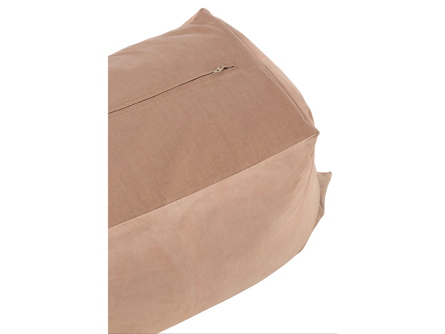 Pouf en Cuir Design "Mélissa" 45cm Rose