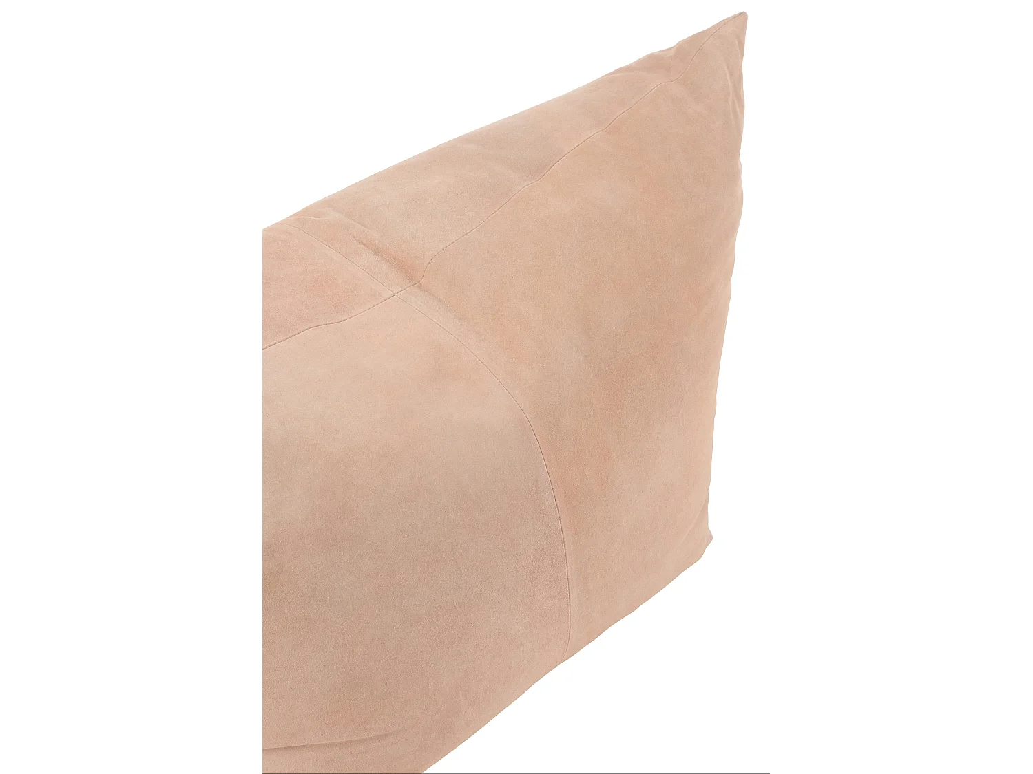 Pouf en Cuir Design "Mélissa" 45cm Rose