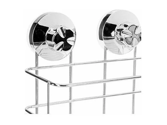 Panier en Métal "Ventouse" 19cm Argent