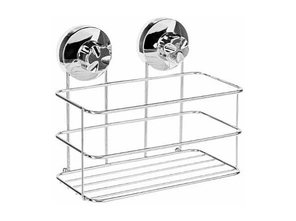 Panier en Métal "Ventouse" 19cm Argent