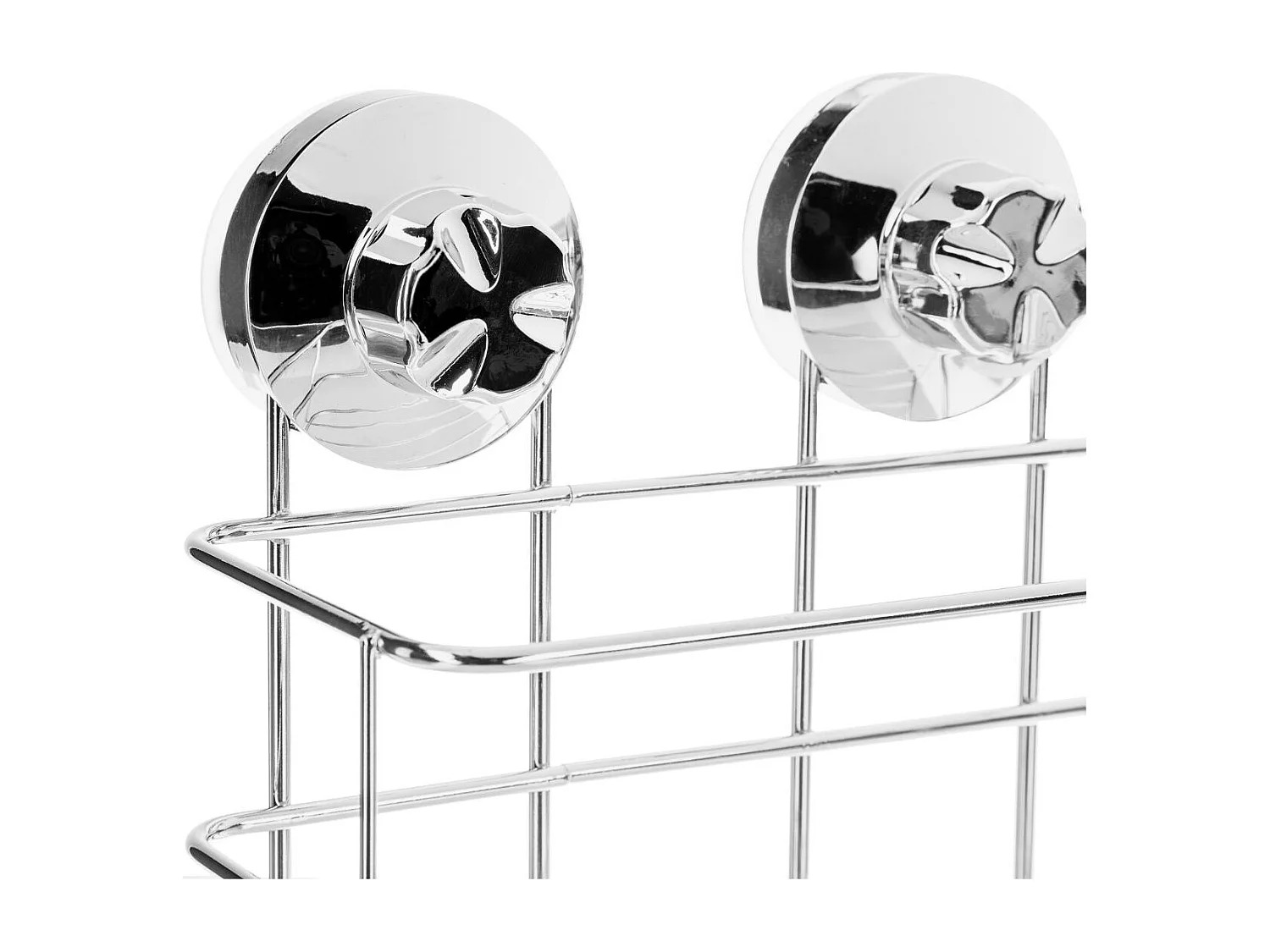 Panier en Métal "Ventouse" 19cm Argent