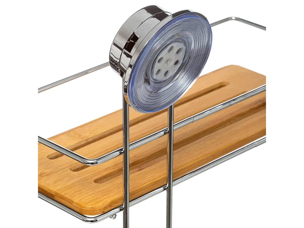 Étagère Douche 2 Niveaux "Venterra" 36cm Naturel