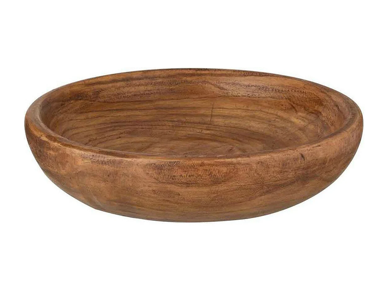 Coupelle Déco "Wood Paulownia" 48cm Marron