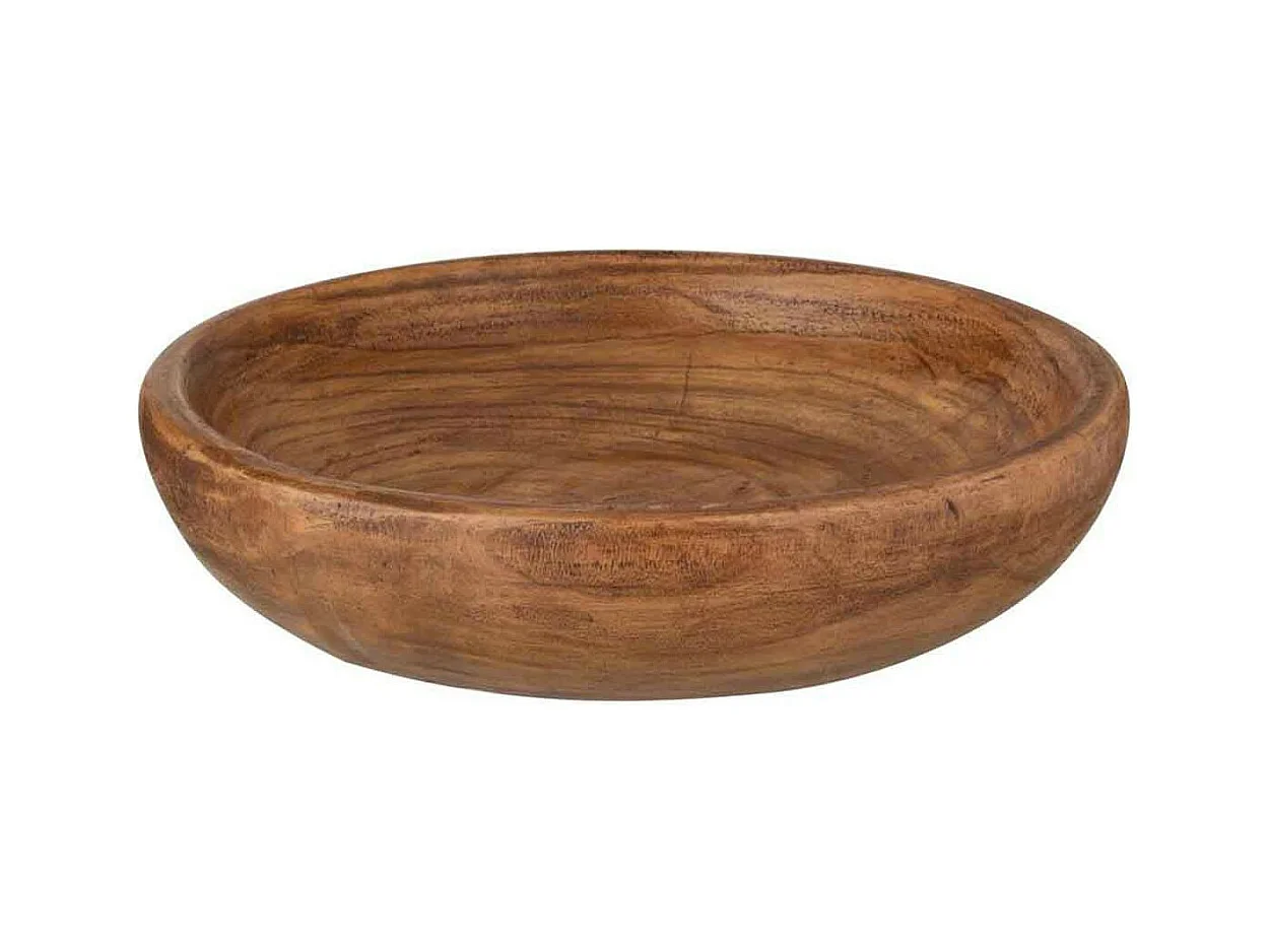 Coupelle Déco "Wood Paulownia" 48cm Marron