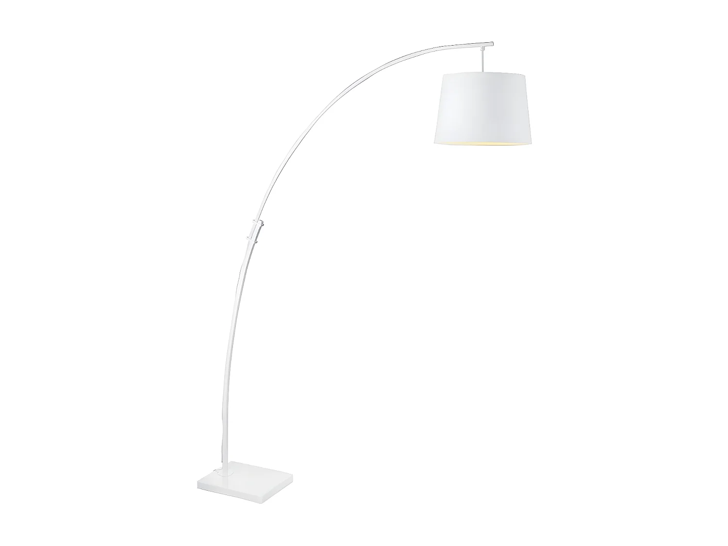 Lampadaire Arc Design "Missoula" 188cm Blanc