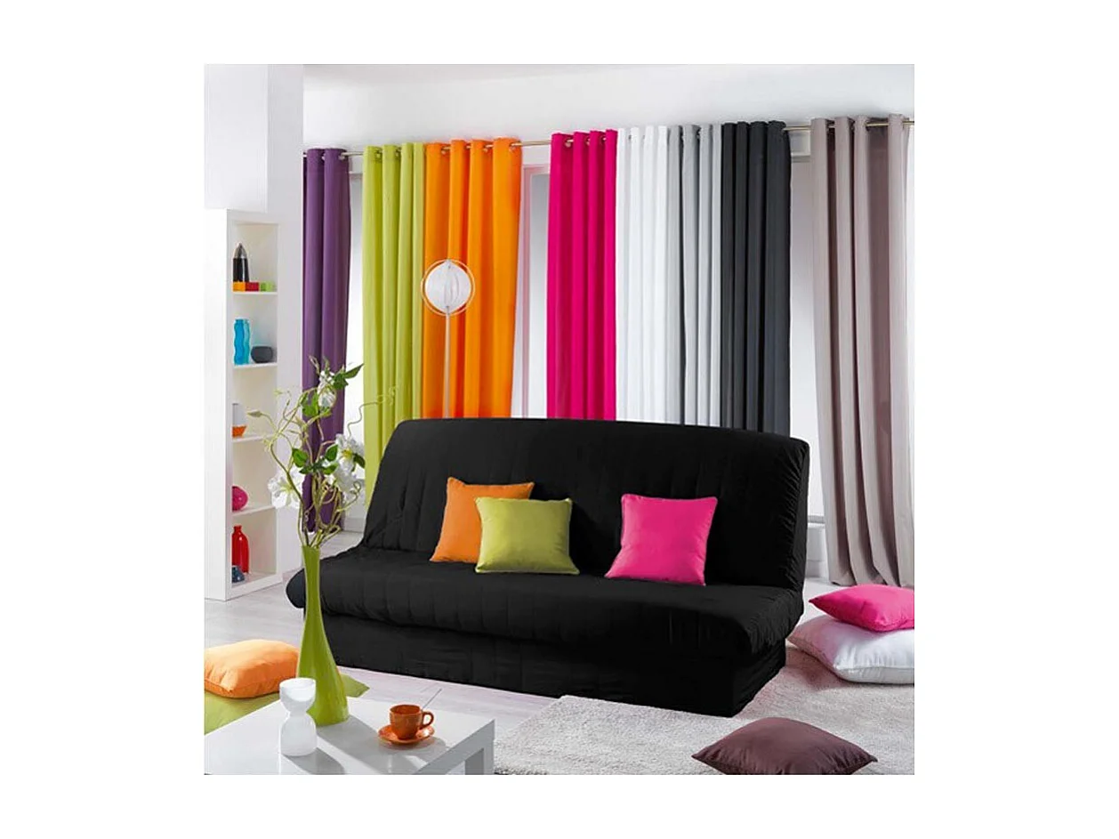 Housse de Clic-Clac "Essentiel" 120x140cm Noir