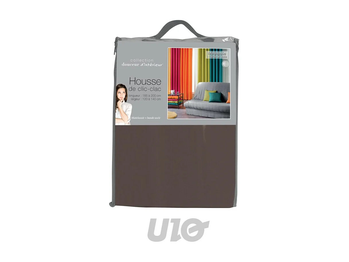 Housse de Clic-Clac "Essentiel" 120x140cm Taupe