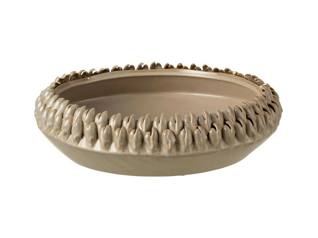 Coupelle en Céramique "Ibiza Design" 37cm Gris