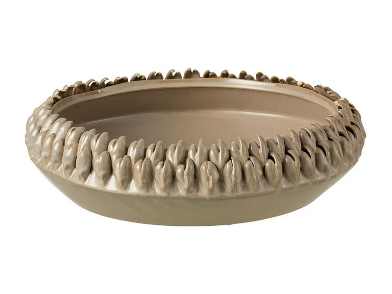 Coupelle en Céramique "Ibiza Design" 24cm Gris